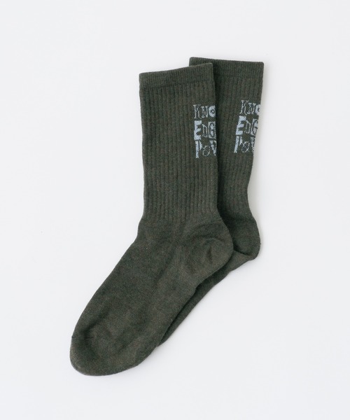 WHIMSIC(ウィムジック)の「【UNISEX】ヒールロゴソックス(ソックス/靴下・メンズ・グレー/オリーブ/チャコールグレー・FREE)」の6枚目の写真