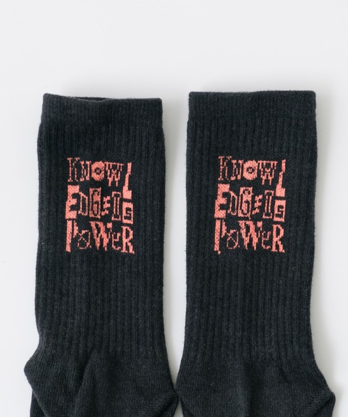 WHIMSIC(ウィムジック)の「【UNISEX】ヒールロゴソックス(ソックス/靴下・メンズ・グレー/オリーブ/チャコールグレー・FREE)」の9枚目の写真