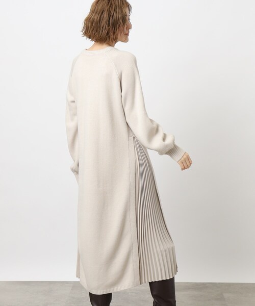 grove（グローブ）の「◆サイドプリーツケーブルニットワンピース（ワンピース・レディース・アイボリー/グレー系その他/ボルドー/ライトグレー・03/02/04/01/05）」の20枚目の写真