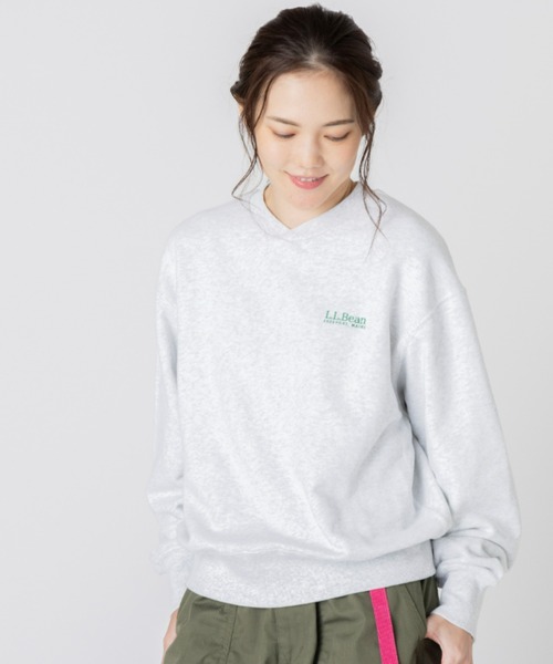 L.L.Bean(エルエルビーン)の「【JAPAN EDITION】スミスフィールド・クルーネック・スウェット(スウェット・レディース・ネイビー/ライトグレー/チャコール/グリーン/キナリ/サックスブルー/エメラルド・MEDIUM)」の10枚目の写真