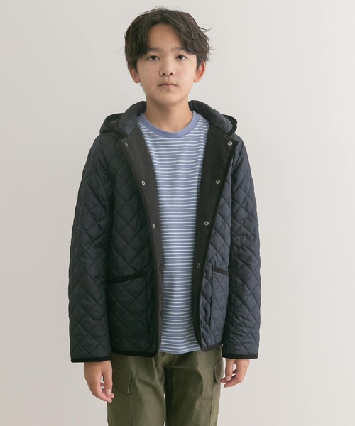 URBAN RESEARCH DOORS - 新品未使用　◆ コットンキルトジャケット DOORS NAVY URBAN RESEARCH DOORS - 新品未使用 ◇ コットンキルト
