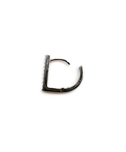THEATER(シアター)の「THEATER シアター Dシェイブラインストーンシルバークリッカーピアス(ピアス(両耳用)・レディース・ゴールド/シルバー・FREE)」の10枚目の写真