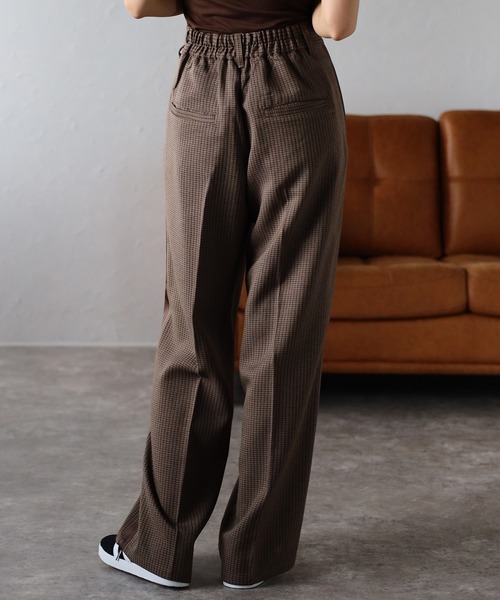 UpcycleLino❣️起毛ヘムサイドゴムパンツ UpcycleLino❣️起毛ヘムサイドゴムパンツ