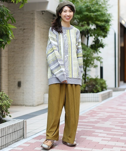 チチカカ（チチカカ）の「キカジャカードニットプルオーバー（ニット/セーター・レディース・ベージュ/グレー/ブルー・FREE）」の17枚目の写真