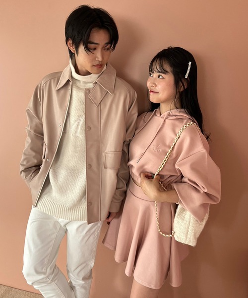 LIMMSE(リムズ)の「【LIMMSE】パーカー×フレアミニスカートセットアップ(セットアップ・レディース・ホワイト/ピンク/サックスブルー/グレー・FREE)」の21枚目の写真