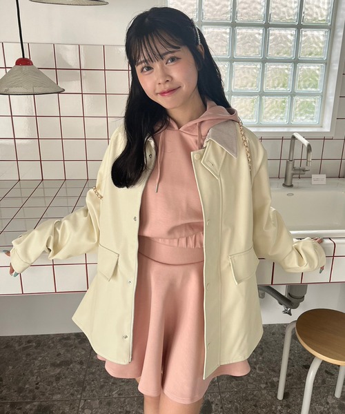 LIMMSE(リムズ)の「【LIMMSE】パーカー×フレアミニスカートセットアップ(セットアップ・レディース・ホワイト/ピンク/サックスブルー/グレー・FREE)」の17枚目の写真