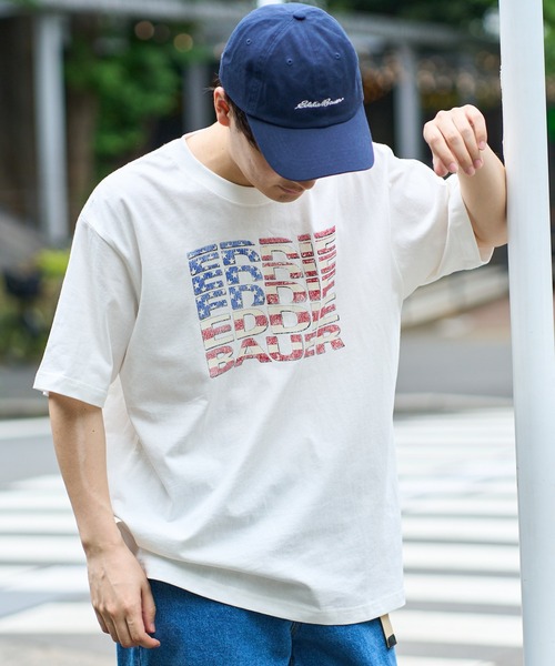 Eddie Bauer(エディーバウアー)の「ロゴ キャップ(キャップ・メンズ・ブラック/ベージュ/グリーン/ネイビー・F)」の4枚目の写真