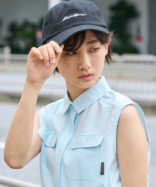 Eddie Bauer(エディーバウアー)の「ロゴ キャップ(キャップ・メンズ・ブラック/ベージュ/グリーン/ネイビー・F)」の2枚目の写真