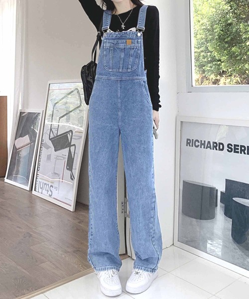 NANEA(ナネア)の「デニムサロペット(サロペット/オーバーオール・レディース・ブルー・SMALL/MEDIUM/LARGE)」の11枚目の写真