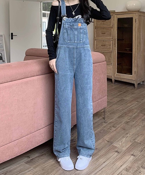 NANEA(ナネア)の「デニムサロペット(サロペット/オーバーオール・レディース・ブルー・SMALL/MEDIUM/LARGE)」の13枚目の写真