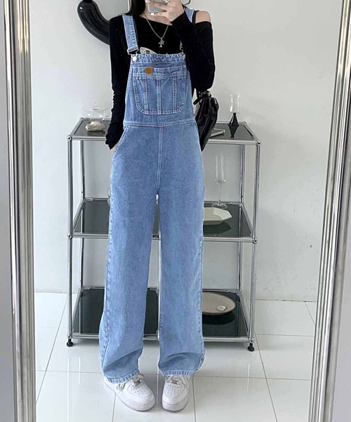 NANEA(ナネア)の「デニムサロペット(サロペット/オーバーオール・レディース・ブルー・SMALL/MEDIUM/LARGE)」の14枚目の写真