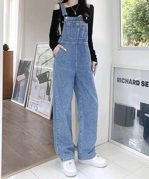 NANEA(ナネア)の「デニムサロペット(サロペット/オーバーオール・レディース・ブルー・SMALL/MEDIUM/LARGE)」の16枚目の写真