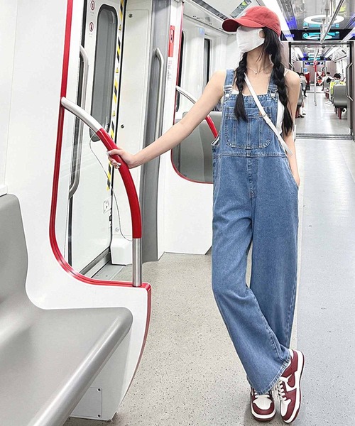 NANEA(ナネア)の「デニムサロペット(サロペット/オーバーオール・レディース・ブルー・SMALL/MEDIUM/LARGE)」の22枚目の写真