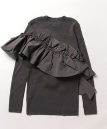 Mystrada（マイストラーダ）の「アシメフリルニット（ニット