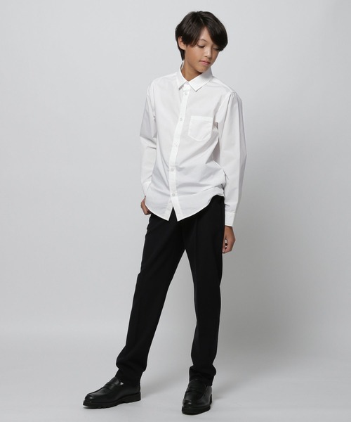 GLOBAL WORK(グローバルワーク)の「卒服イージーケアシャツ/983093(シャツ/ブラウス・キッズ・オフホワイト・150cm/160cm)」の6枚目の写真
