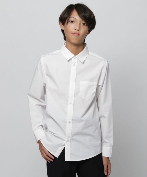 GLOBAL WORK(グローバルワーク)の「卒服イージーケアシャツ/983093(シャツ/ブラウス・キッズ・オフホワイト・150cm/160cm)」の7枚目の写真