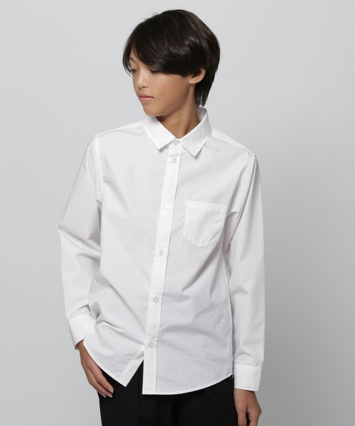 GLOBAL WORK(グローバルワーク)の「卒服イージーケアシャツ/983093(シャツ/ブラウス・キッズ・オフホワイト・150cm/160cm)」の8枚目の写真