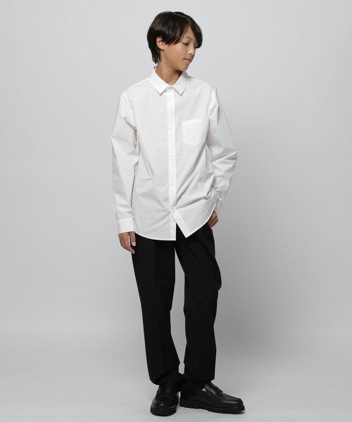 GLOBAL WORK(グローバルワーク)の「卒服イージーケアシャツ/983093(シャツ/ブラウス・キッズ・オフホワイト・150cm/160cm)」の13枚目の写真