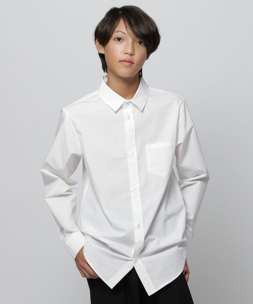 GLOBAL WORK(グローバルワーク)の「卒服イージーケアシャツ/983093(シャツ/ブラウス・キッズ・オフホワイト・150cm/160cm)」の15枚目の写真