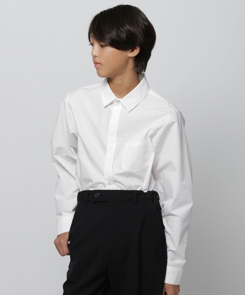 GLOBAL WORK(グローバルワーク)の「卒服イージーケアシャツ/983093(シャツ/ブラウス・キッズ・オフホワイト・150cm/160cm)」の16枚目の写真