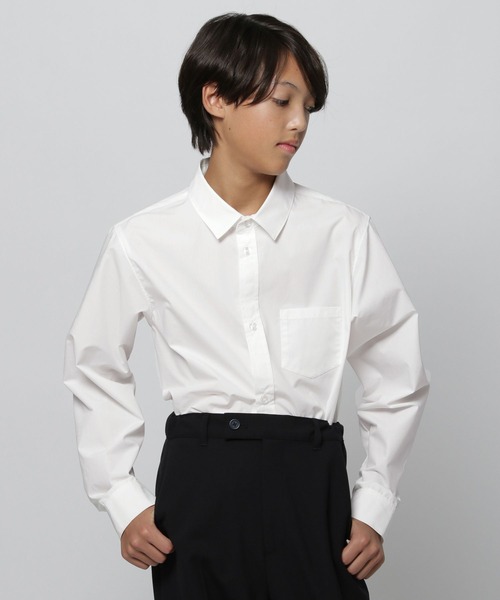GLOBAL WORK(グローバルワーク)の「卒服イージーケアシャツ/983093(シャツ/ブラウス・キッズ・オフホワイト・150cm/160cm)」の17枚目の写真