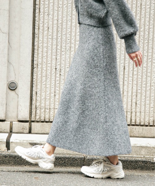 FREE'S MART(フリーズマート)の「◆<セットアップ対応>ヘアリーニットスカート(スカート・レディース・ベージュ/ピンク/グレー・SMALL/MEDIUM)」の8枚目の写真