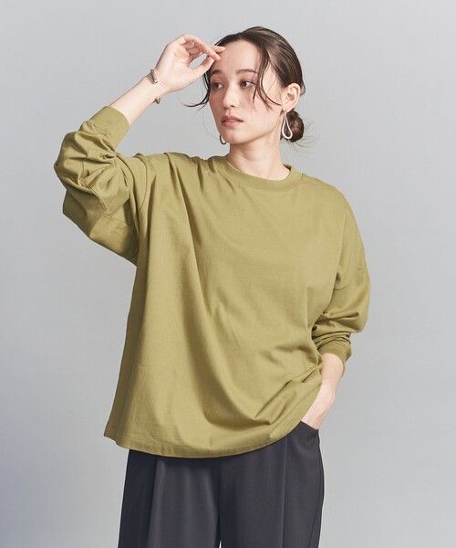 BEAUTY&amp;YOUTH UNITED ARROWS - INSCRIRE  ビッグロングスリーブTシャツ BEAUTY&YOUTH UNITED ARROWS｜カノコシアー ロングスリーブ T