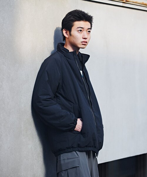 EDIFICE(エディフィス)の「PE WEATHER PADDED スタンドブルゾン(その他アウター・メンズ・チャコールグレー/ライトグレー/ブラック/ネイビー・MEDIUM/LARGE)」の9枚目の写真