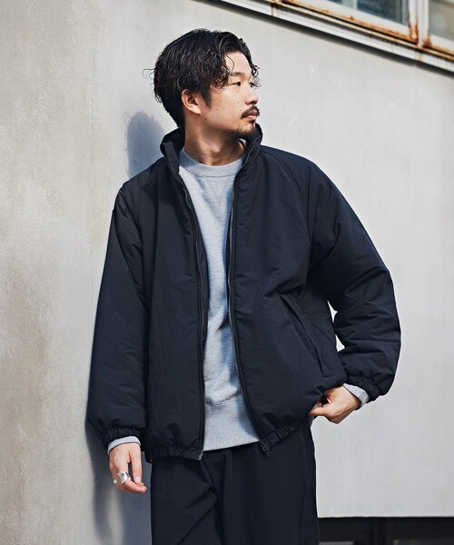 EDIFICE(エディフィス)の「PE WEATHER PADDED スタンドブルゾン(その他アウター・メンズ・チャコールグレー/ライトグレー/ブラック/ネイビー・MEDIUM/LARGE)」の16枚目の写真