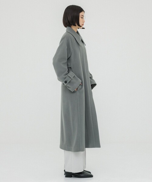 UNITED TOKYO（ユナイテッドトウキョウ）の「リモージュステンカラーコート（ステンカラーコート・レディース・マルチ/カーキ/ブラック・2/1）」の22枚目の写真