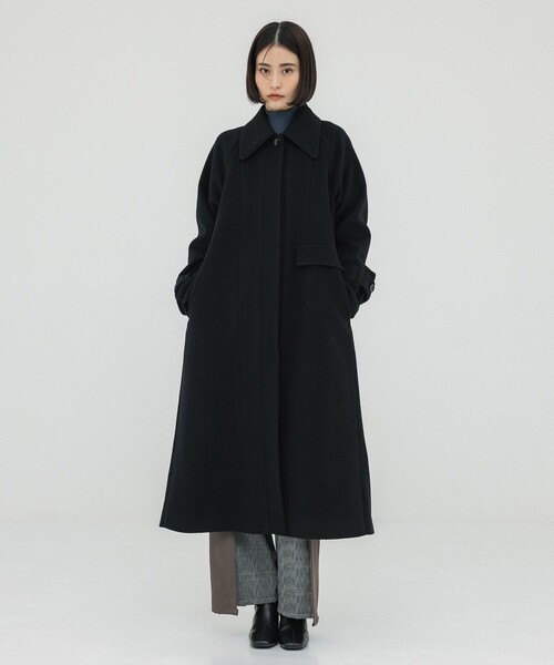 UNITED TOKYO（ユナイテッドトウキョウ）の「リモージュステンカラーコート（ステンカラーコート・レディース・マルチ/カーキ/ブラック・2/1）」の10枚目の写真