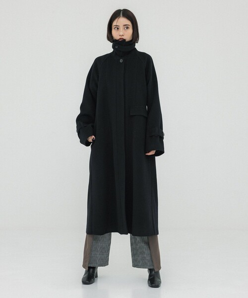UNITED TOKYO（ユナイテッドトウキョウ）の「リモージュステンカラーコート（ステンカラーコート・レディース・マルチ/カーキ/ブラック・2/1）」の14枚目の写真