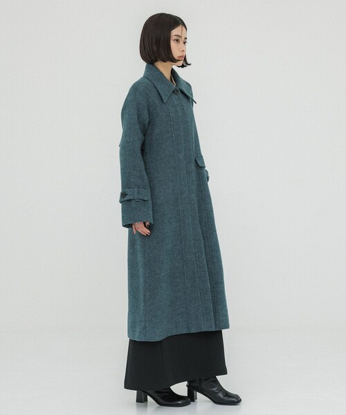 UNITED TOKYO（ユナイテッドトウキョウ）の「リモージュステンカラーコート（ステンカラーコート・レディース・マルチ/カーキ/ブラック・2/1）」の12枚目の写真