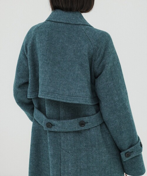 UNITED TOKYO（ユナイテッドトウキョウ）の「リモージュステンカラーコート（ステンカラーコート・レディース・マルチ/カーキ/ブラック・2/1）」の8枚目の写真