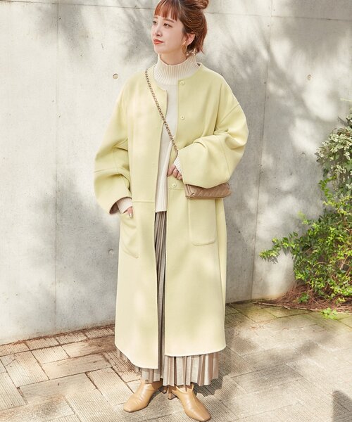 追加》S120ブレンドリバーシブルコート（ノーカラーコート）｜B.C