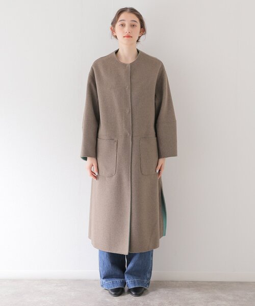 追加》S120ブレンドリバーシブルコート（ノーカラーコート）｜B.C