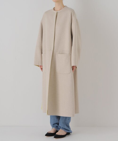 追加》S120ブレンドリバーシブルコート（ノーカラーコート）｜B.C