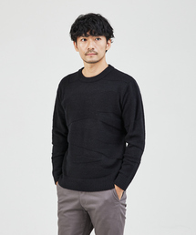 【スポンジタッチ】シャドーカモフラ ニット