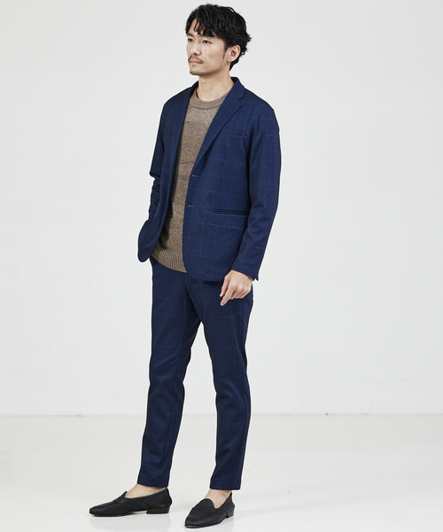 ABAHOUSE GRAY（アバハウスグレイ）の「【スポンジタッチ】シャドーカモフラ ニット（ニット/セーター・メンズ・ブラック/ホワイト/グリーン/グレイッシュベージュ/モカ・46/48）」の14枚目の写真