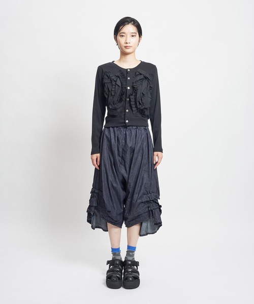 gomme（ゴム）の「6OZデニム ギャザーパンツ（デニムパンツ）」 - WEAR