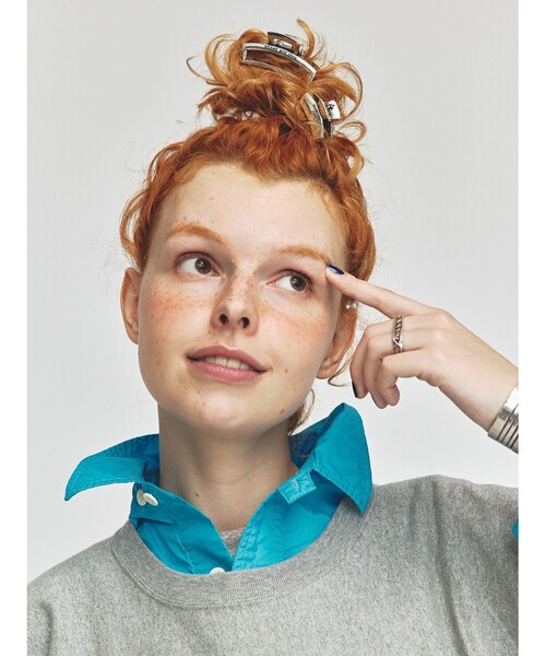 BEAMS BOY(ビームスボーイ)の「BEAMS BOY / アンティーク ミニ ヘアクリップ 2P(バレッタ/ヘアクリップ・レディース・シルバー/ゴールド・ONE SIZE)」の3枚目の写真
