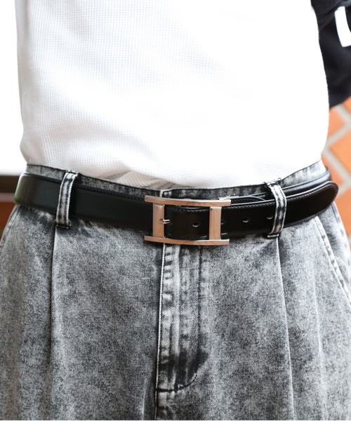８(eight)（エイト）の「Hバックルベルト（ベルト・メンズ・ブラック/ダークブラウン/ブラウン・FREE）」の4枚目の写真