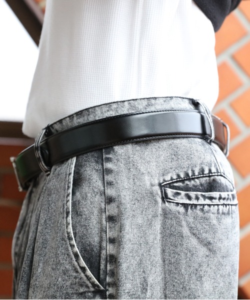 ８(eight)（エイト）の「Hバックルベルト（ベルト・メンズ・ブラック/ダークブラウン/ブラウン・FREE）」の5枚目の写真