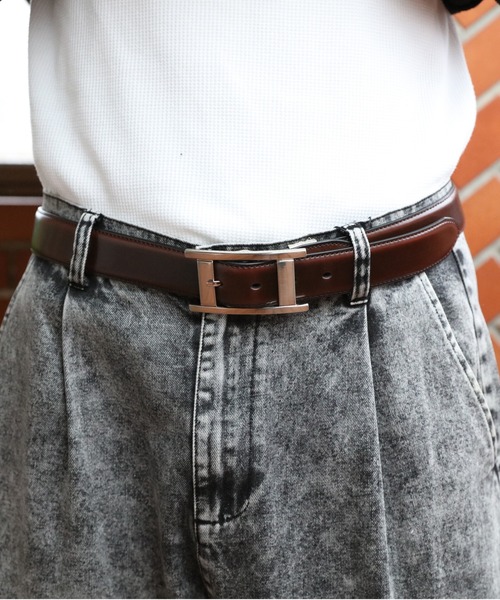 ８(eight)（エイト）の「Hバックルベルト（ベルト・メンズ・ブラック/ダークブラウン/ブラウン・FREE）」の7枚目の写真