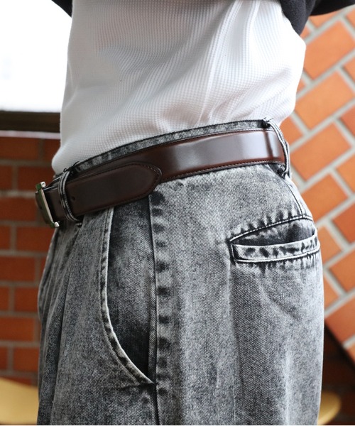 ８(eight)（エイト）の「Hバックルベルト（ベルト・メンズ・ブラック/ダークブラウン/ブラウン・FREE）」の8枚目の写真