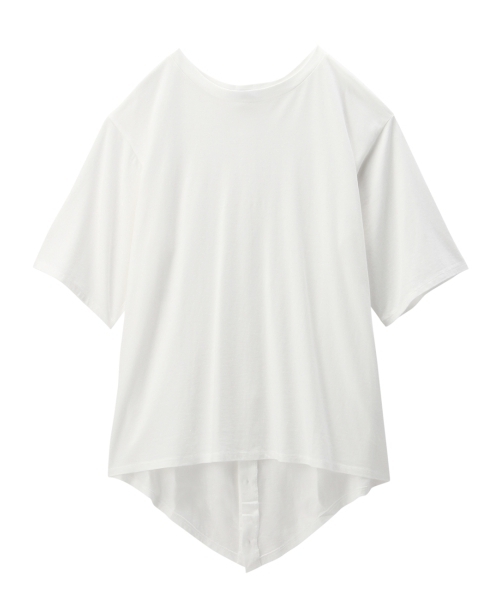 JET(ジェット)の「リヨセルコットンソフト天竺カットソー(Tシャツ/カットソー・レディース・ホワイト/ブラック/グレー系その他/グリーン・04)」の2枚目の写真