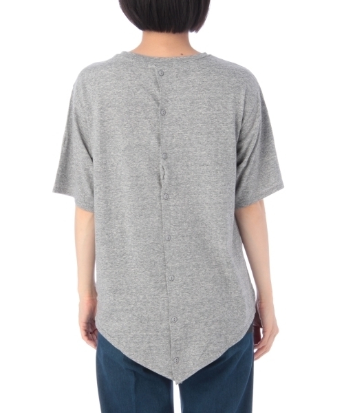 JET(ジェット)の「リヨセルコットンソフト天竺カットソー(Tシャツ/カットソー・レディース・ホワイト/ブラック/グレー系その他/グリーン・04)」の8枚目の写真