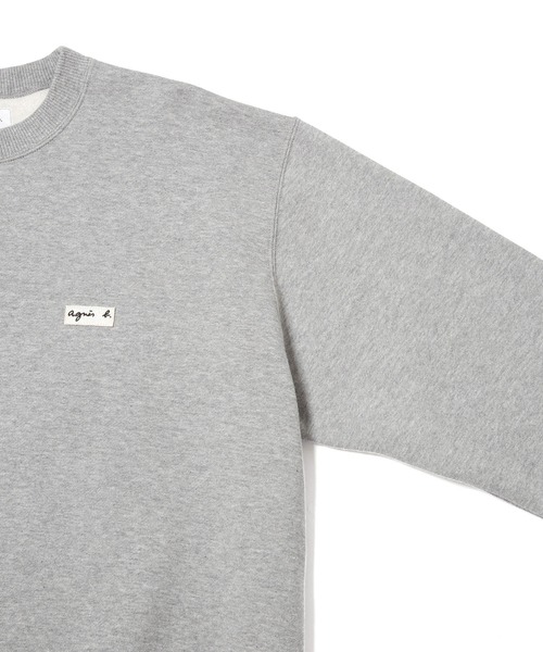 agnes b.（アニエスベー）の「【agnes b. pour ADAM ET ROPE'】別注 SWEAT SHIRT（スウェット・レディース・グレー/ピンク・S）」の13枚目の写真