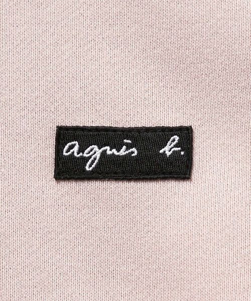 agnes b.（アニエスベー）の「【agnes b. pour ADAM ET ROPE'】別注 SWEAT SHIRT（スウェット・レディース・グレー/ピンク・S）」の20枚目の写真