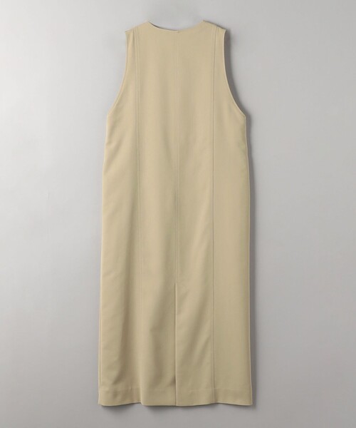 BEAUTY&YOUTH UNITED ARROWS（ビューティーアンドユースユナイテッドアローズ）の「カルゼ ディープVネック ジャンパースカート（ジャンパースカート・レディース・ベージュ/ネイビー・XS/S/M）」の12枚目の写真